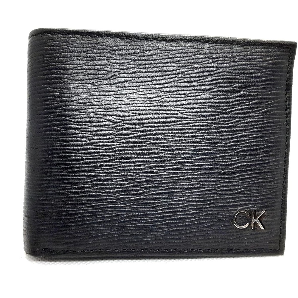 Calvin Klein RFID Black Leather Men’s Wallet — New With Box / NWB